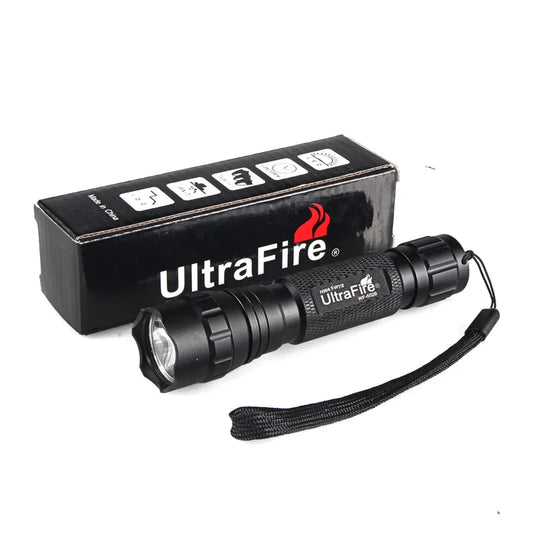 High-Power LED Tactical Rechargeable Flashlight