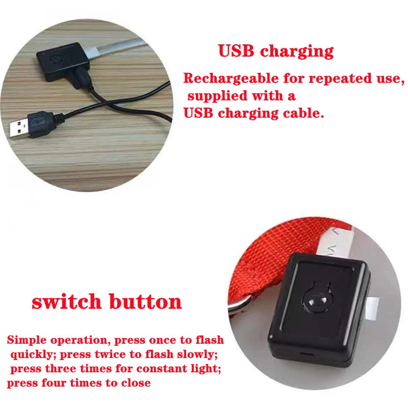 Glowing LED Light Dog Collar