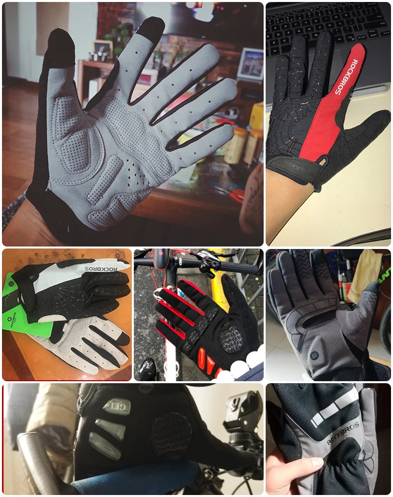 ROCKBROS Windproof Thermal Motorcycle Gloves