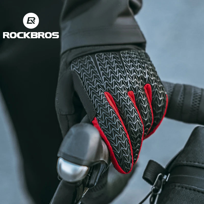 ROCKBROS Windproof Thermal Motorcycle Gloves