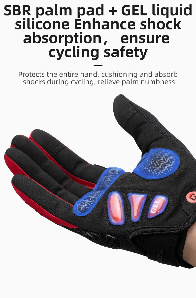 ROCKBROS Windproof Thermal Motorcycle Gloves