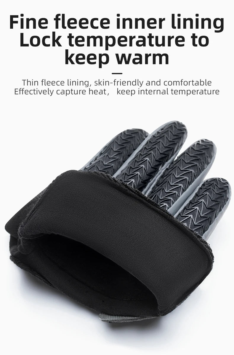 ROCKBROS Windproof Thermal Motorcycle Gloves