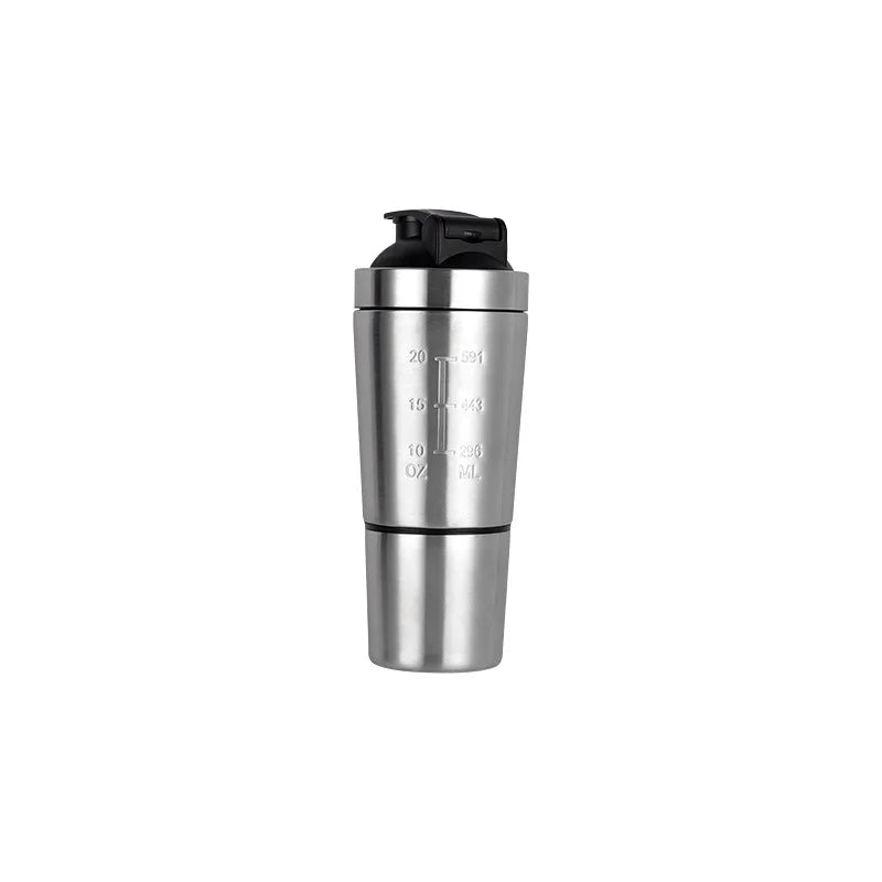 Stainless Steel Sports Shaker Water Bottle