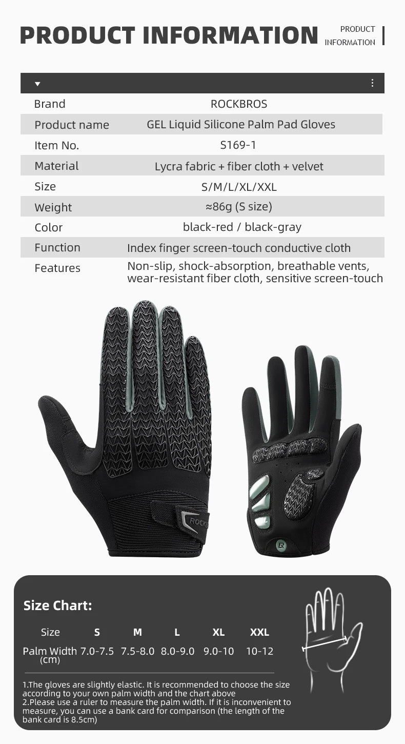 ROCKBROS Windproof Thermal Motorcycle Gloves