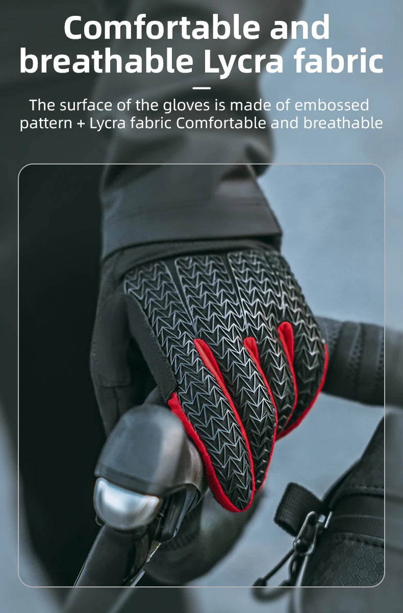 ROCKBROS Windproof Thermal Motorcycle Gloves